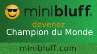 Karim joue au Minibluff